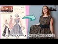 I Made THE Walkaway Dress Yes The 1950 S Original Pattern But Make It PLUS SIZE Butterick 6015