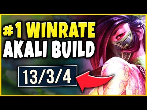 THIS IS THE #1 WINRATE AKALI BUILD IN HIGH-ELO (WORLD) THE "RETURN" OF AKALI!?! - League of Legends