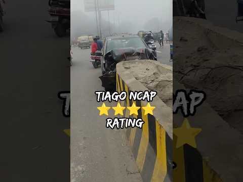 Tata tiago build quality ( ncap ⭐⭐⭐⭐ rating ) 🔥🧐🦾 #short #reels #tata #tiago #yt #viral #car  #ncap