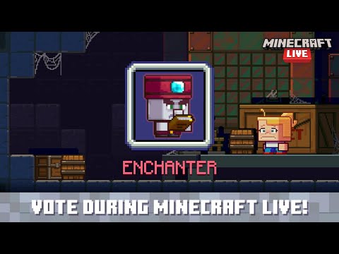 Minecraft Live 2023: Vote For The Enchanter!