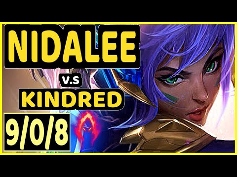 SEVENARMY (NIDALEE) vs KINDRED - 9/0/8 KDA JUNGLE GAMEPLAY - EUW Ranked GRANDMASTER
