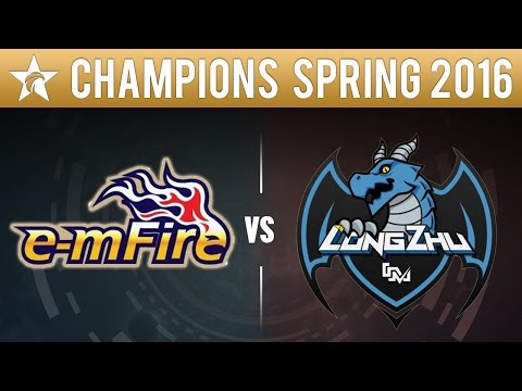 e mFire vs Longzhu Gaming - League Of Legends S6 LCK Spring 2016 Game 2