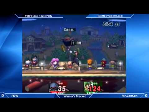 Socal House Party - Mr. ConCon vs. FOW - SSBB