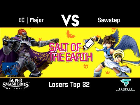 EC | Major (Ganondorf) VS Sawstep (Pit) - Losers Top 32 - Salt of the Earth 2