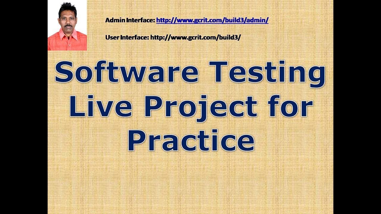 Software Testing Live Project for Practice