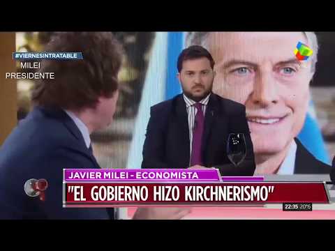 Javier Milei en Intratables- 17/05/19