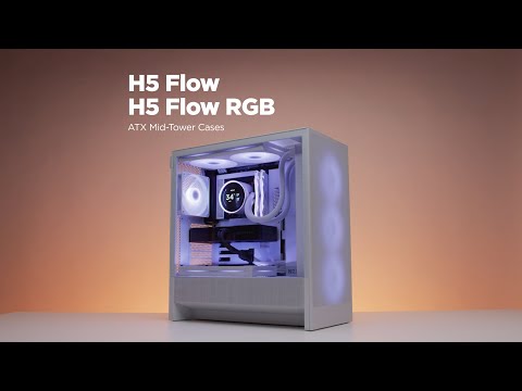 NZXT H5 Flow RGB 2024 w/o PSU CC-H51FW-R1 White