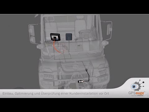 GPSoverIP Einbau Tutorial – manueller Einbau in Mercedes Unimog mit Anbau-Adaptierung/AEBI Schmidt