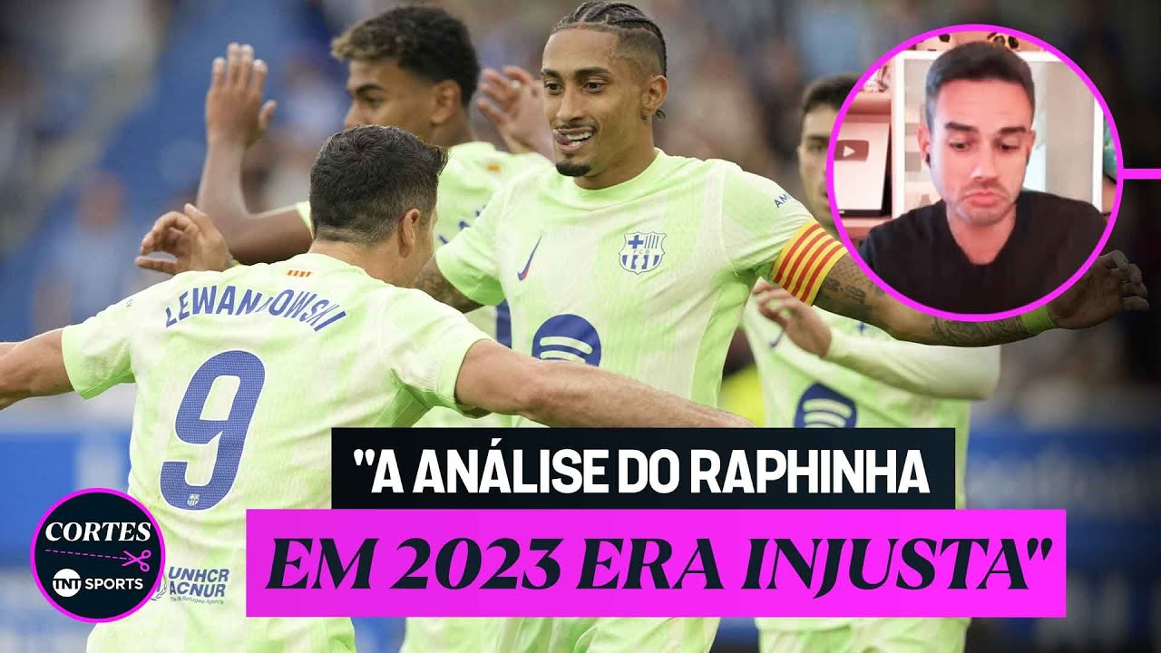 BECHLER ANALISA TEMPORADA DO BARÇA: "LEWANDOWSKI E RAPHINHA PARECEM MELHORES AMIGOS NO RECREIO"