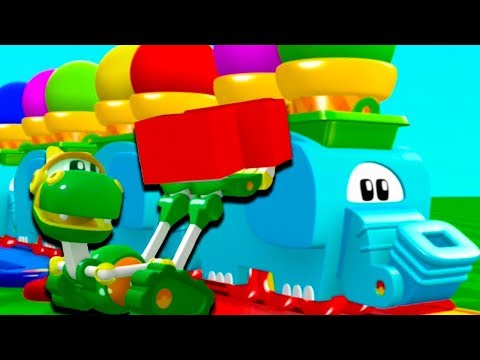 Animal Mechanicals Full Episodes | The Elephant Train Compilation