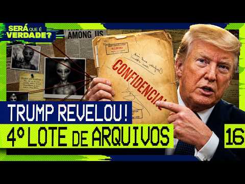 TRUMP LIBERA O SOMBRIO 4º LOTE DOS ARQUIVOS OVNIS – Será Que É Verdade? #016