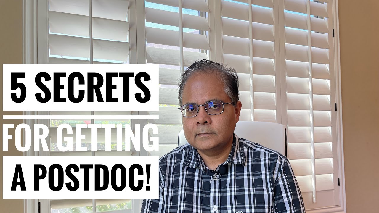 Five secrets for getting a postdoc position!