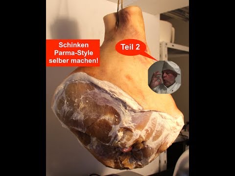 Making your own Parma-style ham / Part 2!