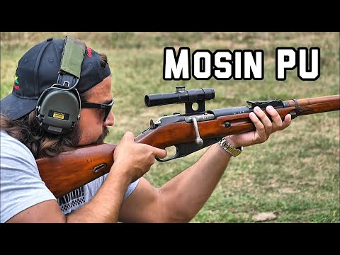 Снайперская винтовка Мосина с прицелом ПУ // Brandon Herrera на Русском Языке.