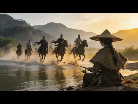 Kung fu film!A fishing girl is actually a kung fu master,completely crushing a bully with one move.