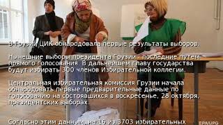 В Грузии ЦИК обнародовала первые результаты выборов