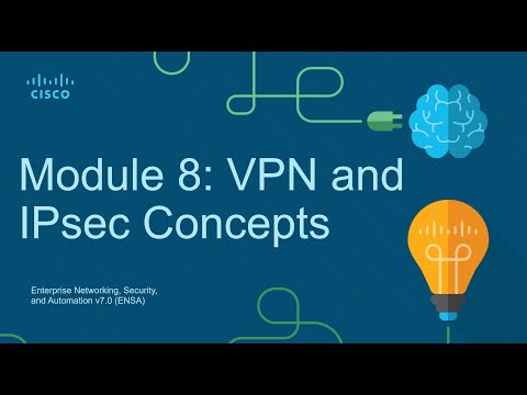 CCNA3 Module 8: VPN and IPsec Concepts - Enterprise Networking Security and Automation (ENSA)