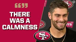 49ers QB Jimmy Garoppolo on Win over Packers in Divisional Round | CBS Sports HQ