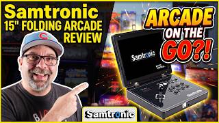 Arcade On The Go? Samtronic 15" Folding Arcade Full Review!