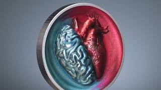 HLAVA vs SRDCE coin Head vs Heart – 2 oz stříbrná mince