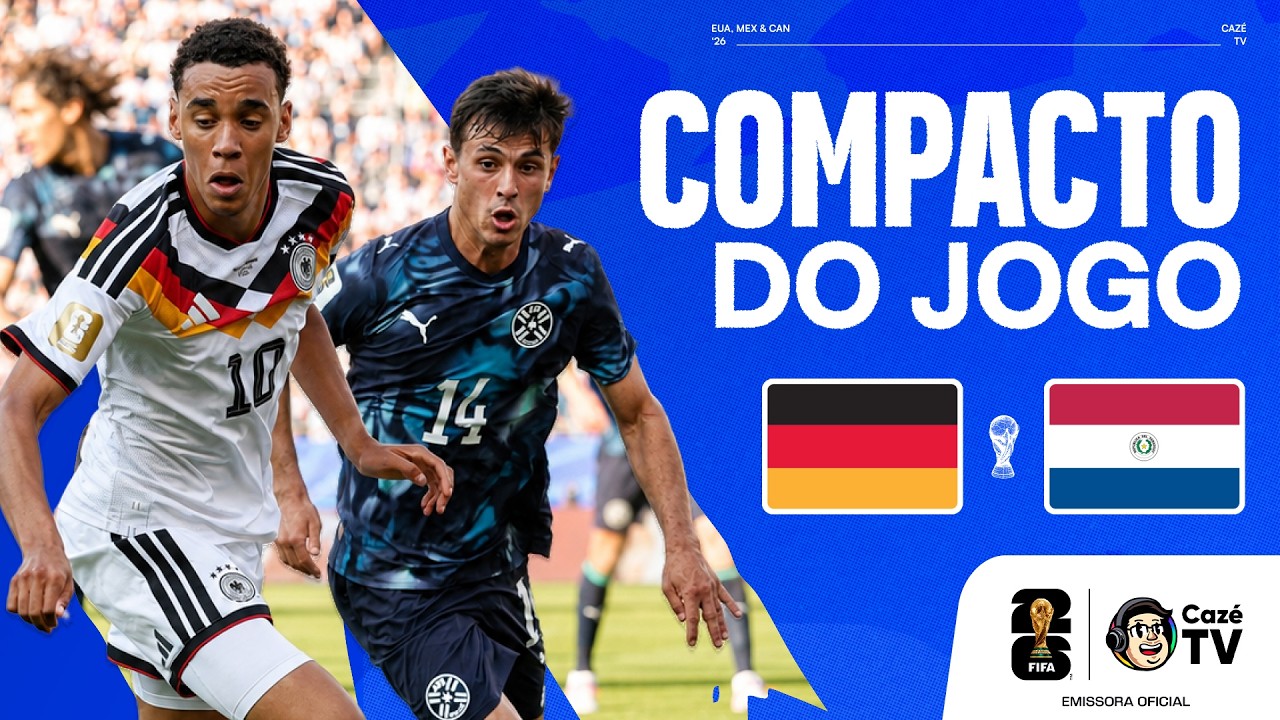 COMPACTO: ALEMANHA X PARAGUAI | COPA DO MUNDO FIFA™ 2026 | 16 AVOS DE FINAL
