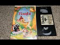 Opening To Bambi 1989 VHS