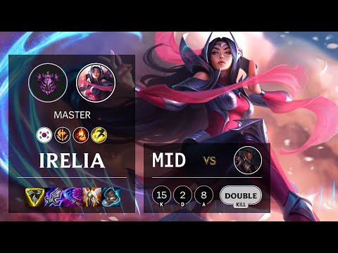 Irelia Mid vs Lucian - KR Master Patch 10.25