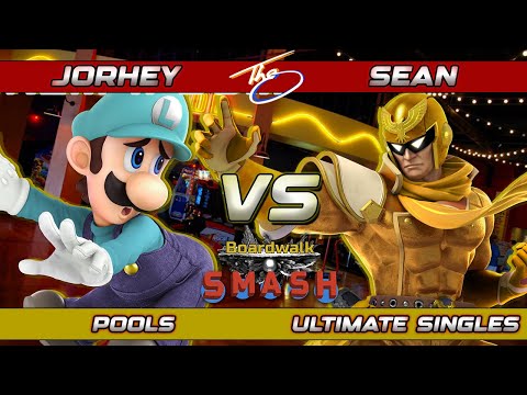 Boardwalk Smash #95 - Jorhey (Luigi) Vs. Sean (Captain Falcon) Super Smash Bros Ultimate SSBU