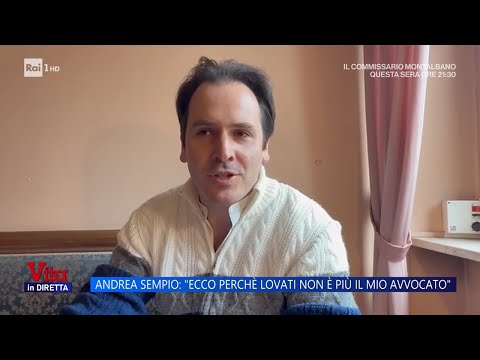 Il video di Andrea Sempio: "Perché Lovati non è più il mio avvocato" - Vita in Diretta 15/10/2025