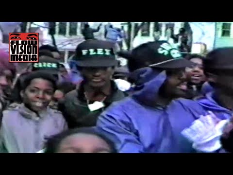 Break Dancers Battle In A NYC School Yard 1984