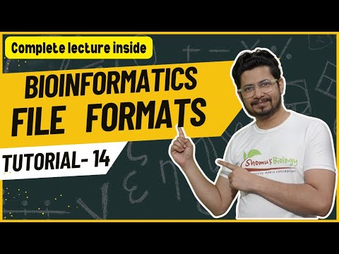 Molecular file format in bioinformatics Bioinformatics lecture