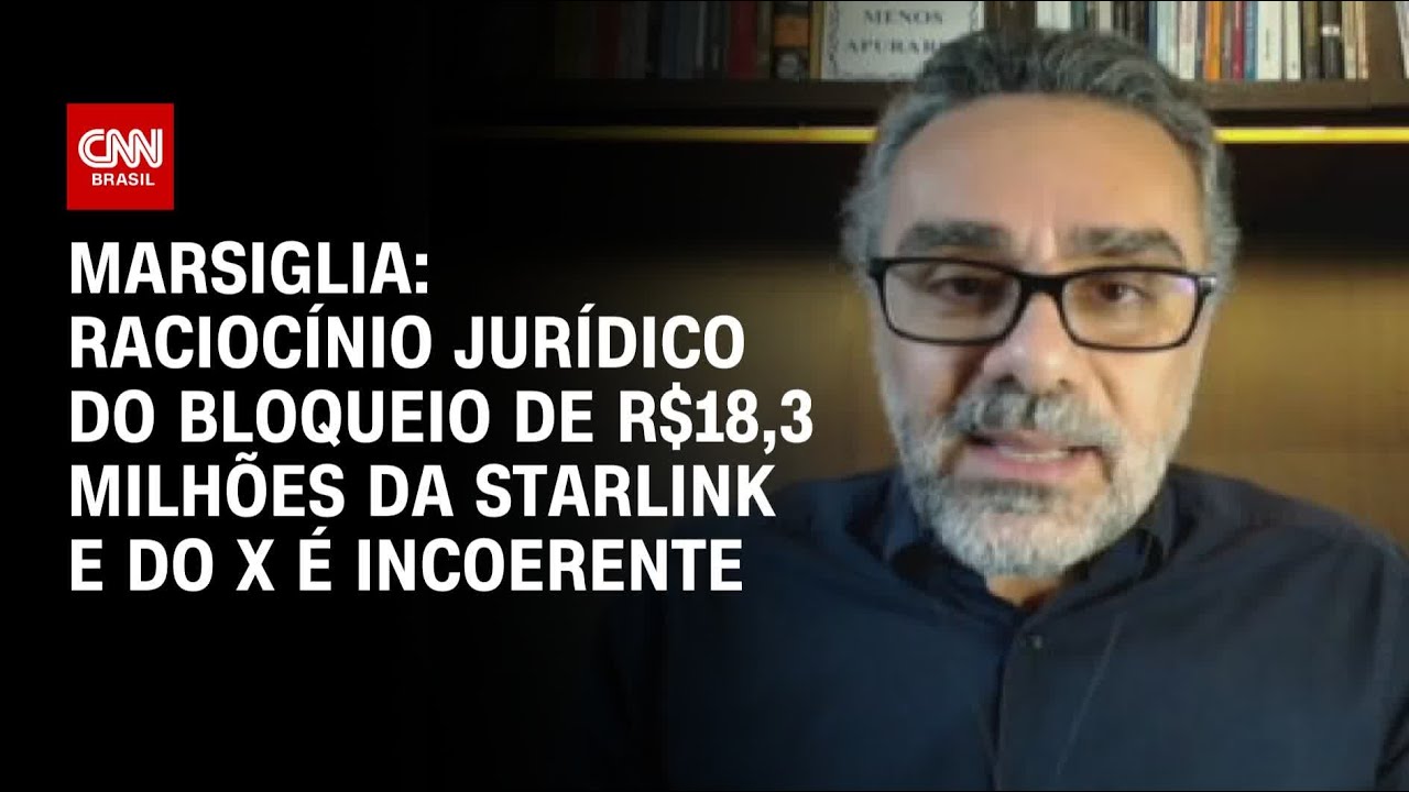 Marsiglia: Raciocínio jurídico do bloqueio de R$18,3 milhões da Starlink e do X é incoerente | 360°