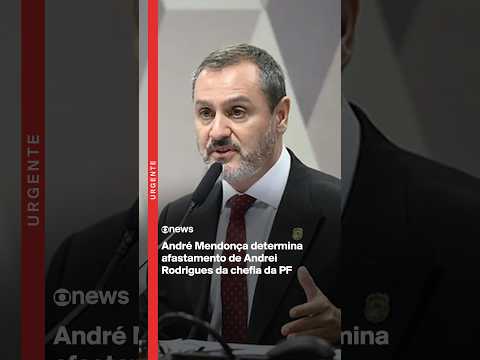 André Mendonça determina afastamento de Andrei Rodrigues da chefia da PF