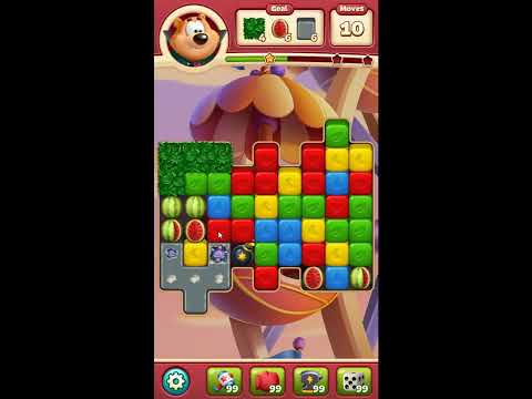 Toon Blast Level 7210 - NO BOOSTERS 🐻🐺🐱 | SKILLGAMING ✔️