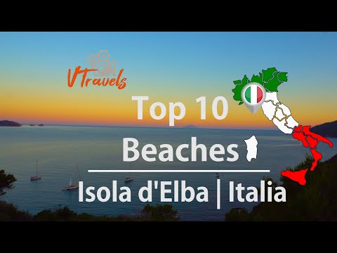 Elba beaches TOP 10 | Italy 4K
