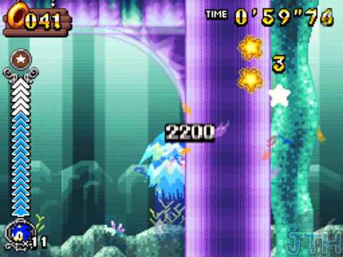 Sonic Rush Adventure - Coral Cave S-Rank (Sonic - Act 1/Act 2/Boss)