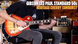 Video thumbnail for No talking...Just Tones | Gibson Les Paul Standard '50s - Heritage Cherry Sunburst by Peach Guitars