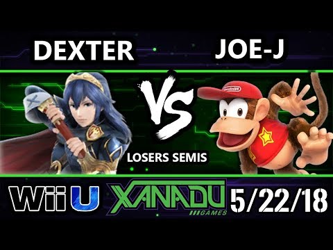 S@X 251 Smash 4 - Dexter (Lucina) Vs. Joe-J (Diddy Kong, Donkey Kong) - Wii U Losers Semis