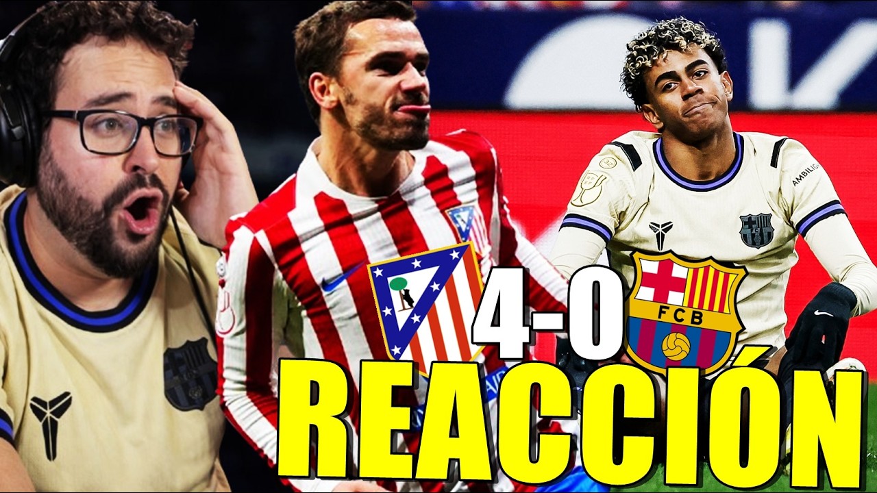 CULÉ REACCIONA al ATLÉTICO 4-0 BARÇA ¡NOCHE DESASTROSA! ¿ELIMINADOS?