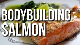 BODYBUILDING COOKING:  EASY FISH & HIGH-PROTEIN MEAL EXAMPLE
