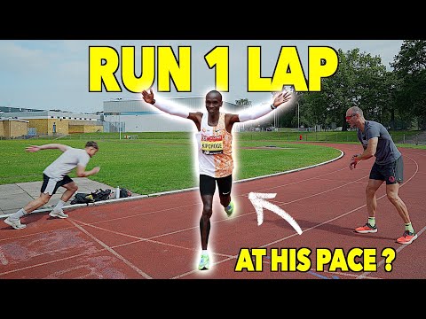 Run ONE Lap At Kipchoge Pace And WIN £50 | WR Marathon Speed Challenge