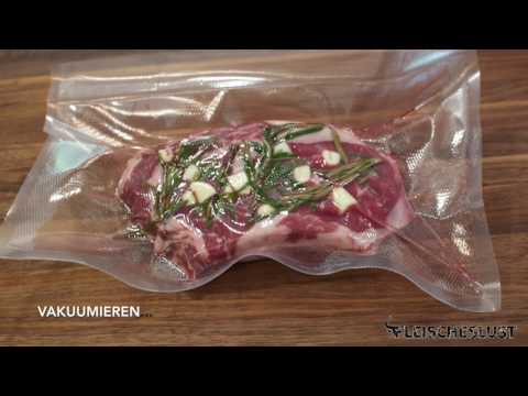 Steak sous-vide zubereitet