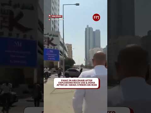 PANIC IN ABU DHABI: Explosions Rock UAE & Doha After US–Israel Strikes on Iran