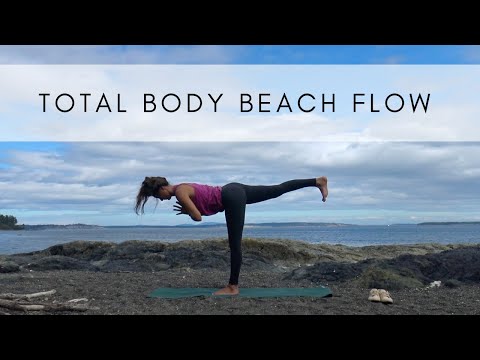 Total Body Beach Yoga Flow | Open and Align (Melissa Wick)