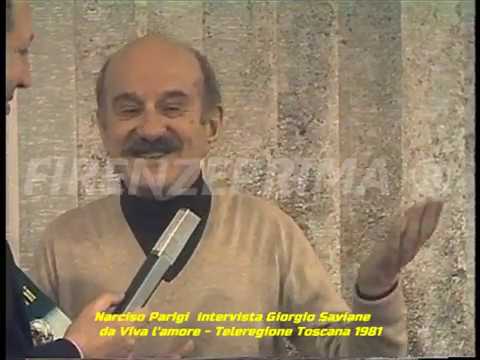 Narciso Parigi intervista Giorgio Saviane - Teleregione Toscana - 1981