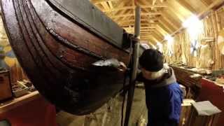 preview picture of video 'Vikingaskeppet Glad - bakgrunden till klinkbyggda skepp del 2'