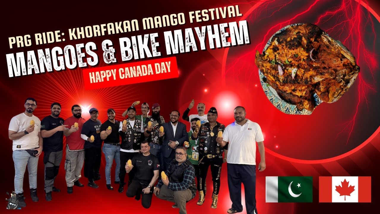 Ride to the Khorfakkan Mango Festival — Tunnels, Kulfi and a Gold-Plated Biker — watch the ride video