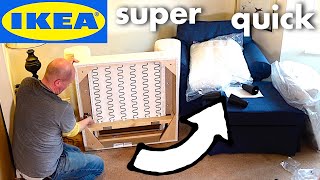 How long IKEA EKTORP REAL TIME build lasts: Armchair assembly in under 20 minutes!
