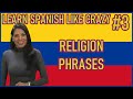Learning Spanish - Comon Religion Spanish Words and Phrases