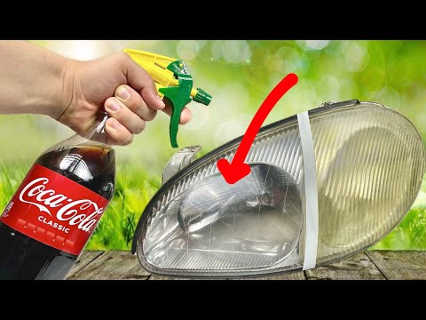 🔥Enthüllen Sie das GEHEIMNIS sauberer SCHEINWERFER für die GANZE WELT! NUR eine Dose COLA